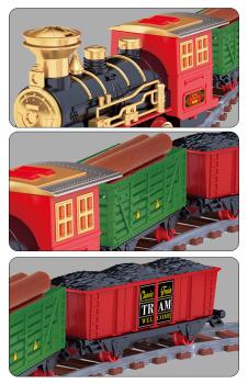 Großhandel B2B Patchwork-Eisenbahnspielzeug Set